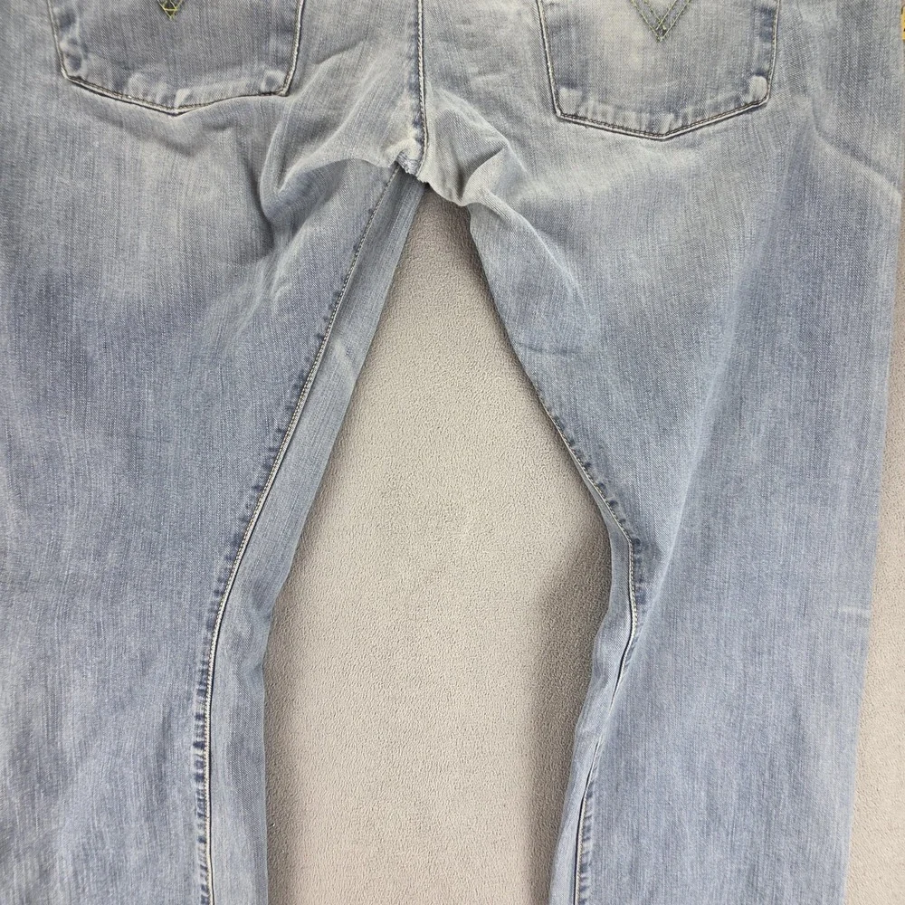 Vintage Levis Engineered Jeans Mens 34x34 Blue Twisted Light Wash Button Fly